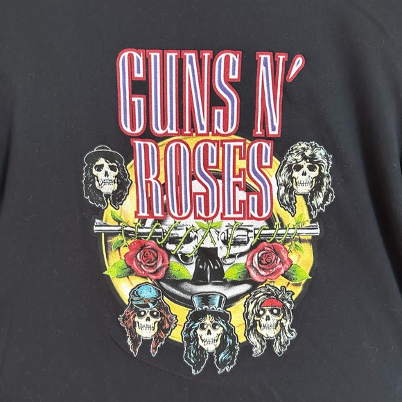 Guns N' Roses Distressed Licensed Graphic Rock ‘n Roll T-Shirt - Picture 5 of 7